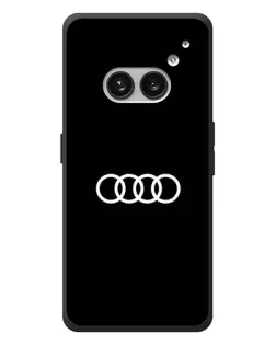 Чехол для Nothing Phone (2a) Plus с картинкой «Audi White Logo»