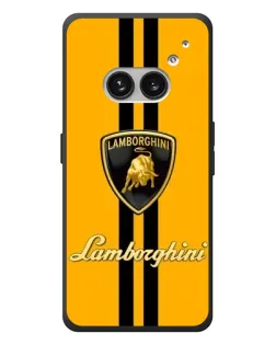 Чохол для Nothing Phone (2a) Plus з картинкою «Lamborghini Stripe жовтий»