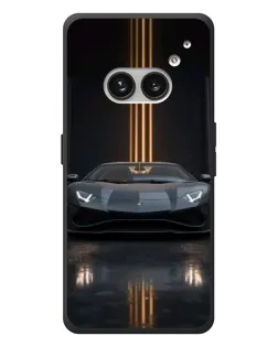 Чохол для Nothing Phone (2a) Plus з картинкою «Lamborghini золоті лінії»