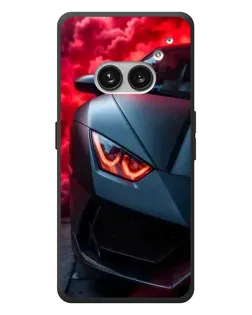 Чохол для Nothing Phone (2a) Plus з картинкою «Lamborghini червоне сяйво»