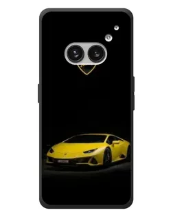 Чохол для Nothing Phone (2a) Plus з картинкою «Lamborghini жовтий акцент»