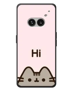 Чехол для Nothing Phone (2a) Plus с картинкой «Пушин говорит Hi»