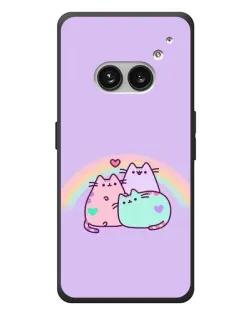 Чехол для Nothing Phone (2a) Plus с картинкой «Радужные Пушины»