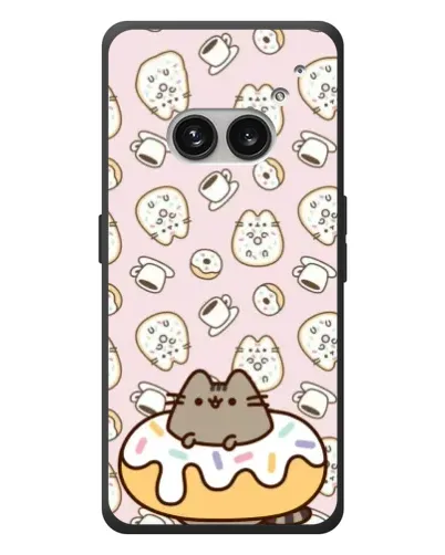 Чехол для Nothing Phone (2a) Plus с картинкой «Пушин на пончике» Чехол для Nothing Phone (2a) Plus с картинкой «Пушин на пончике»