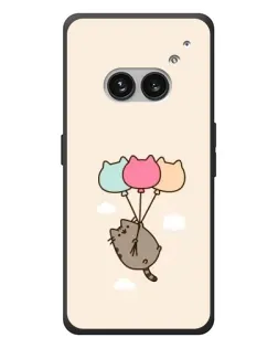 Чехол для Nothing Phone (2a) Plus с картинкой «Пушин на шариках»