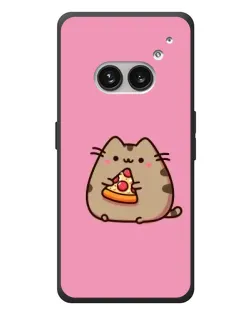 Чехол для Nothing Phone (2a) Plus с картинкой «Пушин с пиццей»