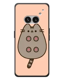 Чехол для Nothing Phone (2a) Plus с картинкой «Пушин пузиком кверху»