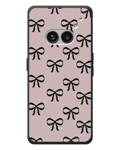 Чохол для Nothing Phone (2a) Plus з картинкою «Чорні бантики»