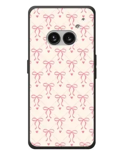 Чохол для Nothing Phone (2a) Plus з картинкою «Рожеві бантики Coquette»