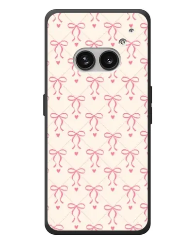 Чохол для Nothing Phone (2a) Plus з картинкою «Рожеві бантики Coquette»