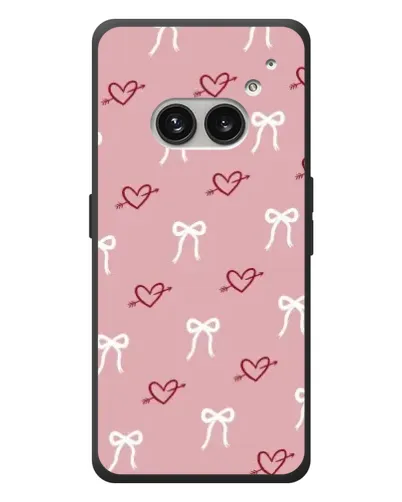 Чохол для Nothing Phone (2a) Plus з картинкою «Серця та банти»
