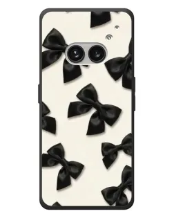 Чохол для Nothing Phone (2a) Plus з картинкою «Чорні бантики»