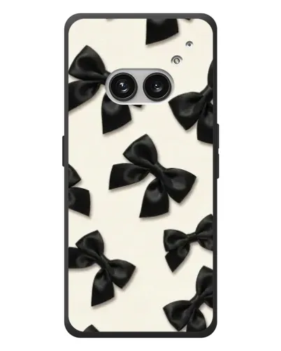 Чохол для Nothing Phone (2a) Plus з картинкою «Чорні бантики»