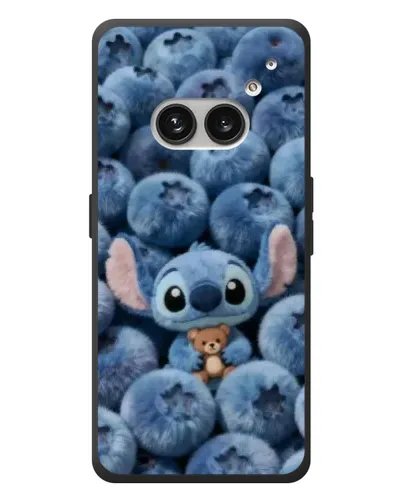 Чехол для Nothing Phone (2a) Plus с картинкой «Стич и голубика» Чехол для Nothing Phone (2a) Plus с картинкой «Стич и голубика»