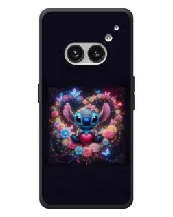 Чехол для Nothing Phone (2a) Plus с картинкой «Stitch в цветах»