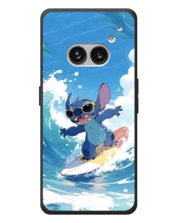 Чехол для Nothing Phone (2a) Plus с картинкой «Стич на волне»