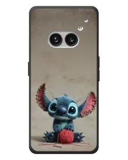 Чехол для Nothing Phone (2a) Plus с картинкой «Стич на коричневом фоне»