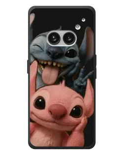 Чехол для Nothing Phone (2a) Plus с картинкой «Стич и Ангел»