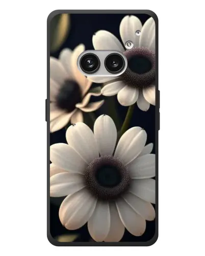 Чехол для Nothing Phone (2a) Plus с картинкой «Белые маргаритки макро»