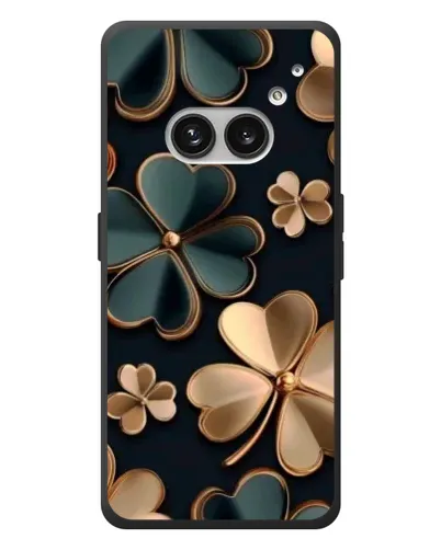 Чехол для Nothing Phone (2a) Plus с картинкой «Клевер в золоте»