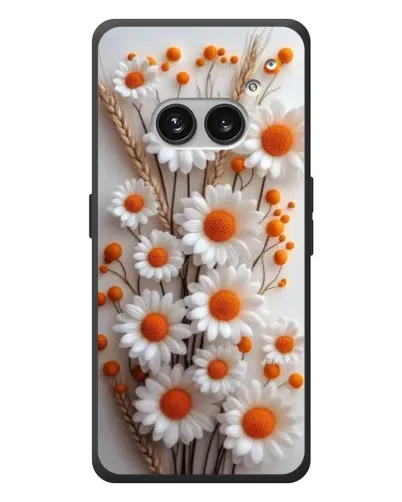 Чехол для Nothing Phone (2a) Plus с картинкой «Белые сухоцветы»