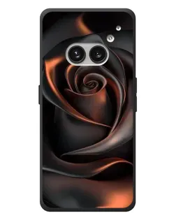 Чехол для Nothing Phone (2a) Plus с картинкой «Шелковая черная роза» Чехол для Nothing Phone (2a) Plus с картинкой «Шелковая черная роза»