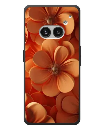 Чехол для Nothing Phone (2a) Plus с картинкой «Оранжевый макро цветок»