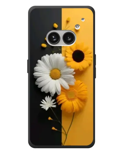 Чехол для Nothing Phone (2a) Plus с картинкой «Подсолнух и ромашка»