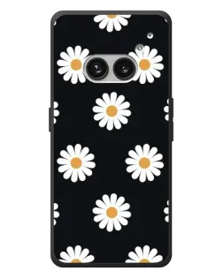 Чехол для Nothing Phone (2a) Plus с картинкой «Ромашки на черном» Чехол для Nothing Phone (2a) Plus с картинкой «Ромашки на черном»