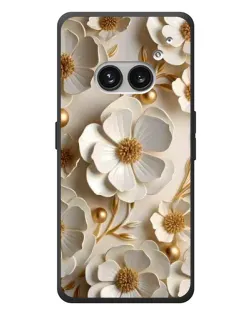 Чехол для Nothing Phone (2a) Plus с картинкой «Белие бумажние цвети» Чехол для Nothing Phone (2a) Plus с картинкой «Белие бумажние цвети»