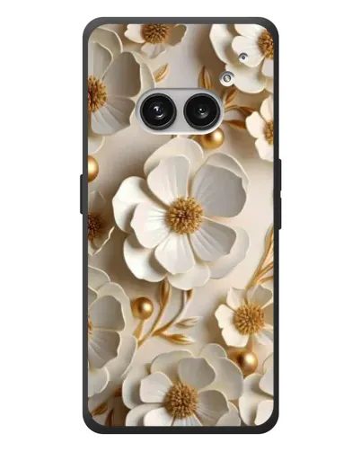 Чехол для Nothing Phone (2a) Plus с картинкой «Белие бумажние  цвети»
