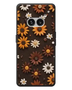 Чехол для Nothing Phone (2a) Plus с картинкой «Узор из маленьких подсолнухов» Чехол для Nothing Phone (2a) Plus с картинкой «Узор из маленьких подсолнухов»