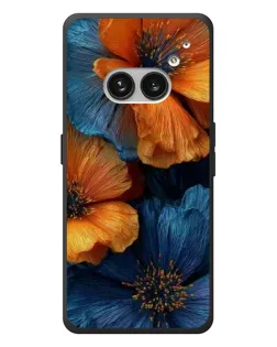 Чехол для Nothing Phone (2a) Plus с картинкой «Яркая сине-оранжевая флора» Чехол для Nothing Phone (2a) Plus с картинкой «Яркая сине-оранжевая флора»