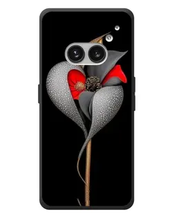 Чехол для Nothing Phone (2a) Plus с картинкой «Серебряный фантазийный цветок» Чехол для Nothing Phone (2a) Plus с картинкой «Серебряный фантазийный цветок»