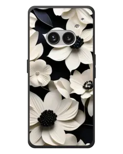 Чехол для Nothing Phone (2a) Plus с картинкой «Объемные белые цветы» Чехол для Nothing Phone (2a) Plus с картинкой «Объемные белые цветы»