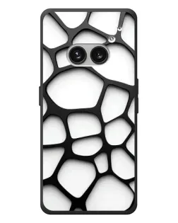 Чохол для Nothing Phone (2a) Plus з картинкою «Біла об'ємна сітка» Чохол для Nothing Phone (2a) Plus з картинкою «Біла об'ємна сітка»