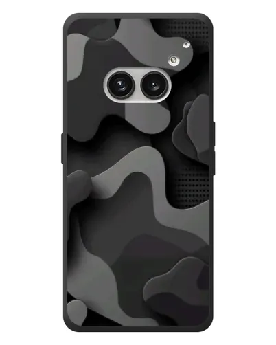 Чехол для Nothing Phone (2a) Plus с картинкой «Темный абстрактный камуфляж»