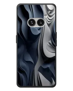 Чохол для Nothing Phone (2a) Plus з картинкою «Об'ємні сині складки» Чохол для Nothing Phone (2a) Plus з картинкою «Об'ємні сині складки»