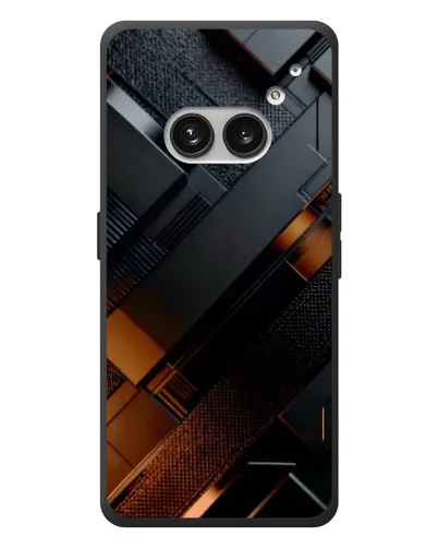 Чехол для Nothing Phone (2a) Plus с картинкой «Черные геометрические блоки»
