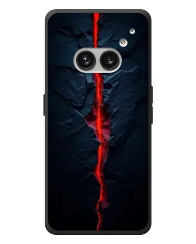 Чехол для Nothing Phone (2a) Plus с картинкой «Kрасная лавовая трещина»