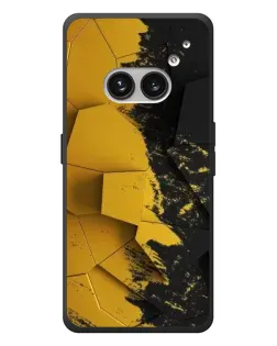 Чехол для Nothing Phone (2a) Plus с картинкой «Золотые осколки геометрии»