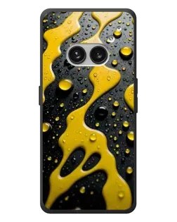 Чехол для Nothing Phone (2a) Plus с картинкой «Жидкое желтое золото»