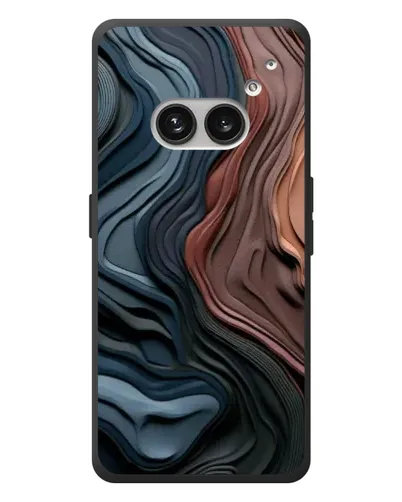 Чехол для Nothing Phone (2a) Plus с картинкой «Цветные волны каньона»