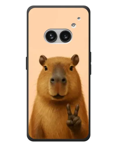 Чехол для Nothing Phone (2a) Plus с картинкой «Капибара виктория»