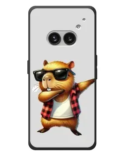 Чохол для Nothing Phone (2a) Plus з картинкою «Капібара репер даб»
