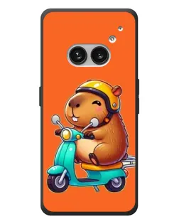 Чохол для Nothing Phone (2a) Plus з картинкою «Капібара на скутері»