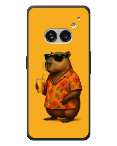 Чехол для Nothing Phone (2a) Plus с картинкой «Капибара на отдыхе»