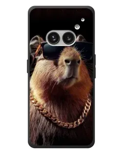 Чохол для Nothing Phone (2a) Plus з картинкою «Капібара золотий ланцюг»