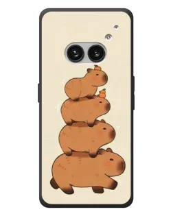 Чохол для Nothing Phone (2a) Plus з картинкою «Вежа з капібар»