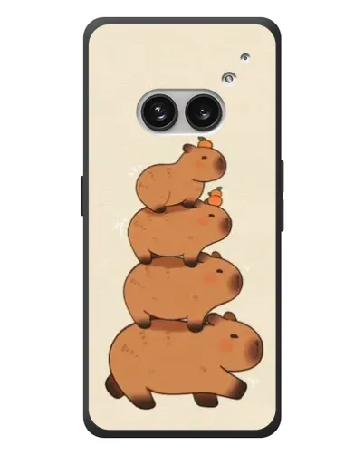 Чехол для Nothing Phone (2a) Plus с картинкой «Башня из капибар»